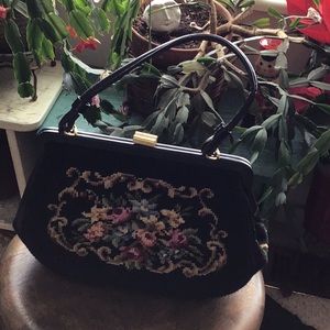 Vintage tapestry purse